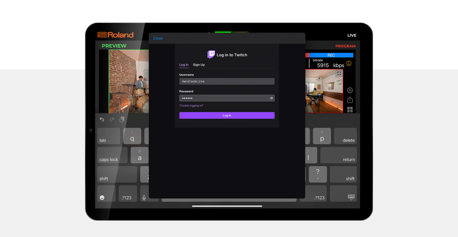 AeroCaster Livestreaming System