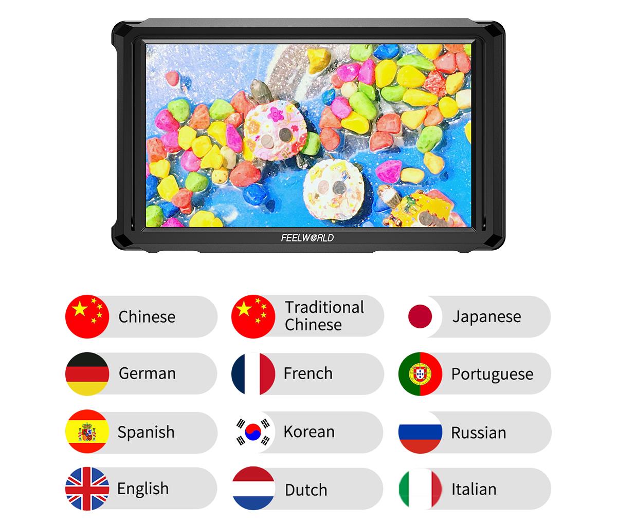 multiple language monitor