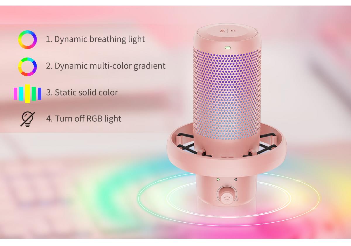 rgb effect mic