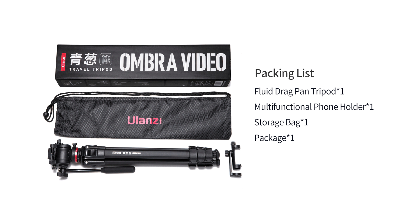 Ulanzi Ombra Video Travel Tripod