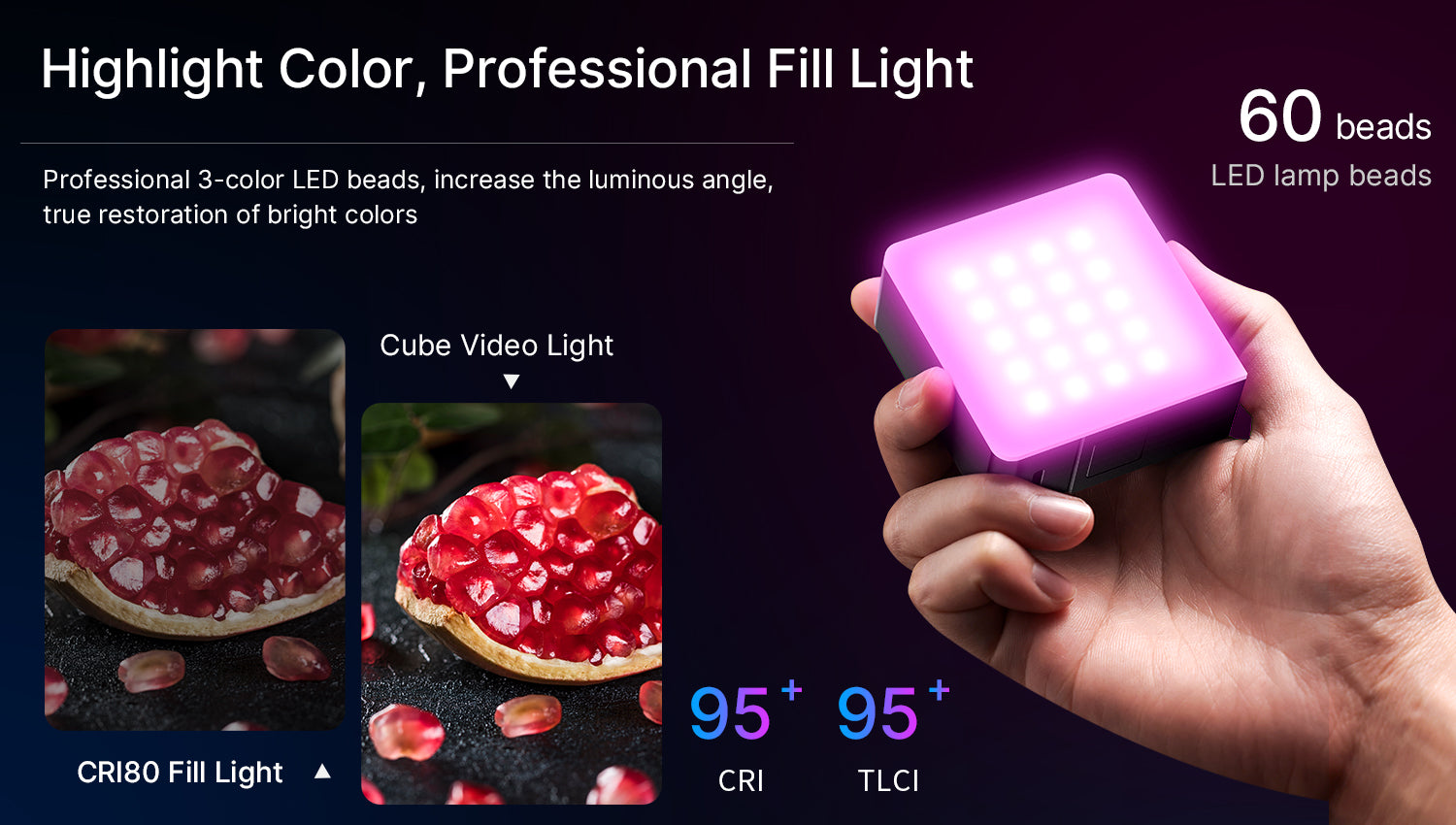 Ulanzi VL49 Pro Rechargeable Mini RGB Light